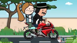 part-539 உமாவை கார் இடுச்சிட்டு மாமா ரொம்ப சீரியஸா இருக்கா @jeevasivan#village#villagelife#comedy