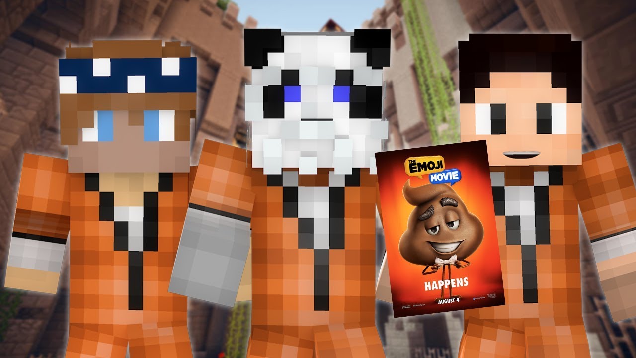 CAUGHT BREAKING INTO THE EMOJI MOVIE?! - Minecraft Prison CAUGHT BREAKING INTO THE EMOJI MOVIE?! - Minecraft Prison
