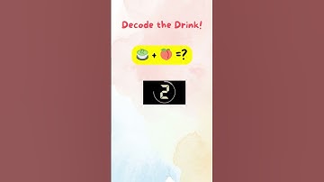 Riddle Challenge: Can You Decode These Drink Emojis?#RiddleChallenge #riddlesfun  #brainsforkids