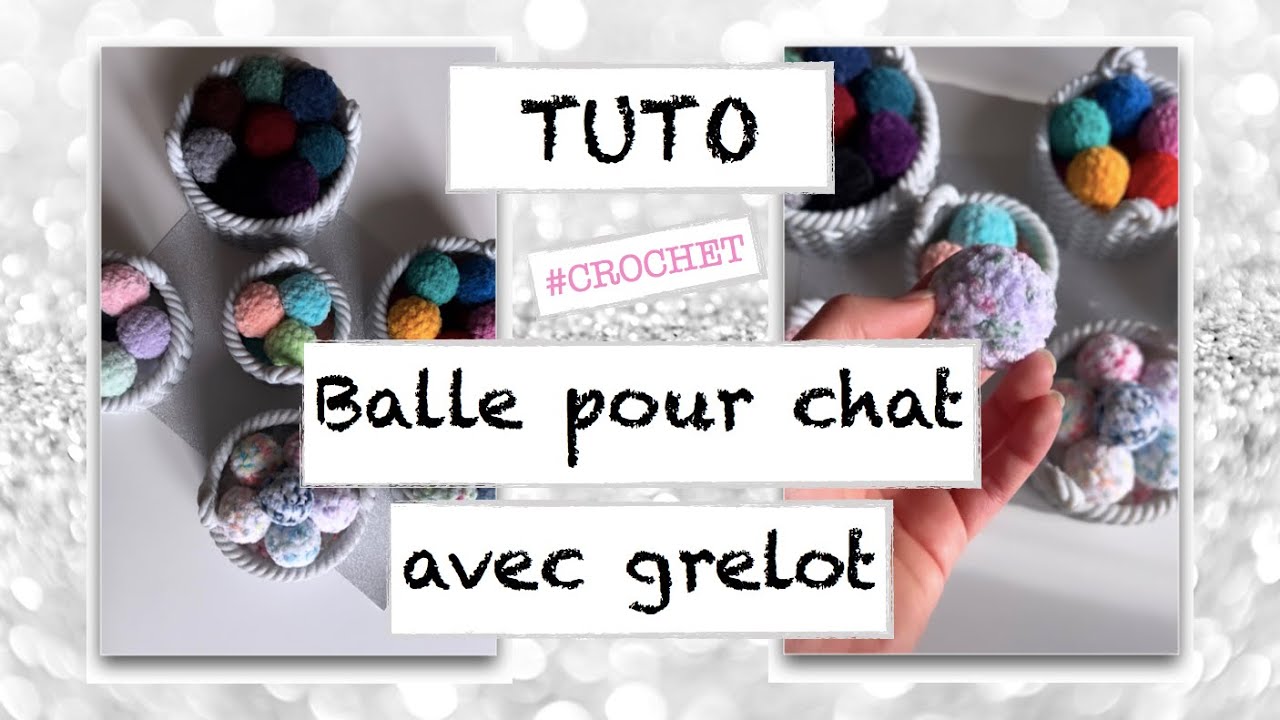 Cause Balle en velours avec cliquet 10cm
