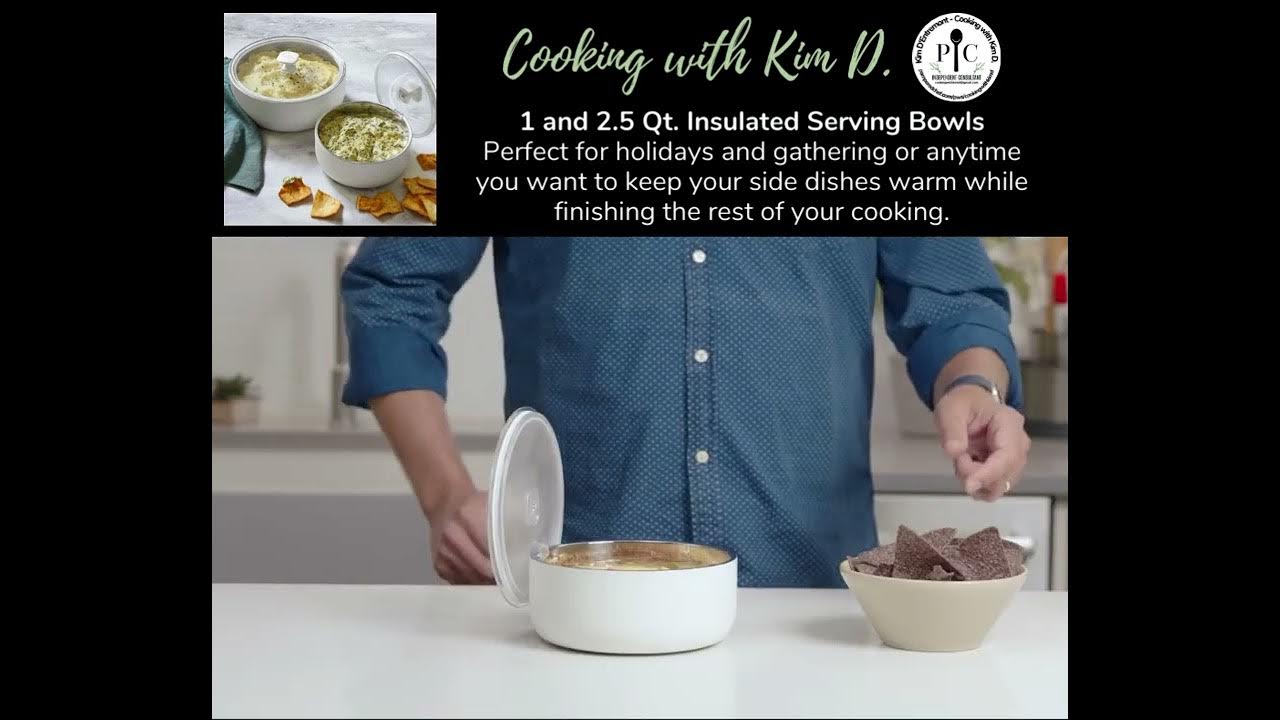 Pampered Chef Insulated Serving Bowls YouTube