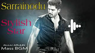 Allu Arjun Mass Bgm Ringtone || Sarrainodu Theme Song Ringtone || Remixology