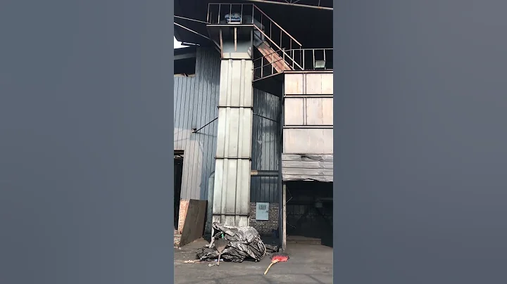 The bucket elevator conveyor Carbon Black powder#bucketelevator #bucketconveyor.