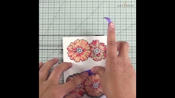 fun trick using embossing paste