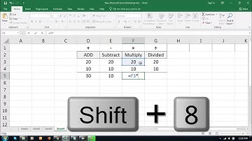 Basic excel formulas   Add, Subtract, Multiply, Divide