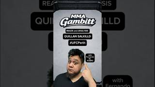 Your MMA Gambitt Reads and Analysis on Quillan Salkilld for #UFCPerth