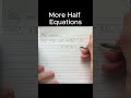 Half Equations in Chemistry