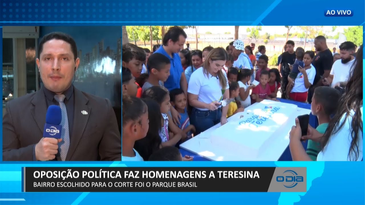 Oposição política faz homenagem a Teresina 16 08 2023