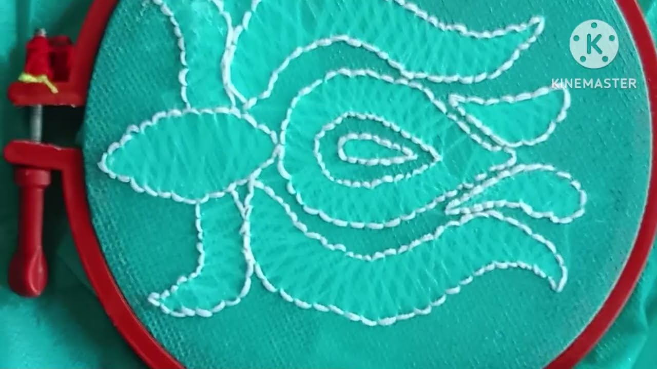 Lacknow chikankari stitch tutorial ||  লাখনৌ  চিকেন কারি সেলাই সহজ নিয়মে দেখালাম #handembroidery