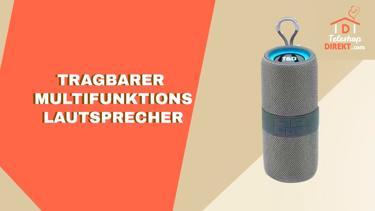 TRAGBARER MULTIFUNKTIONSLAUTSPRECHER MIT EINGEBAUTEM RADIO