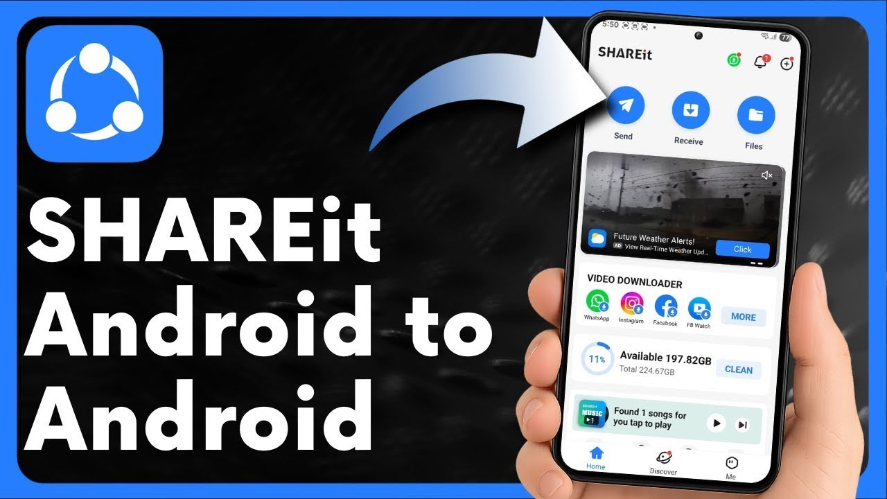 Shareit Ui Android How to Use SHAREit from Android to Android - YouTube