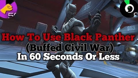 How To Used Buffed Black Panther Civil War MCoC | Mega Bleeds + Bursts