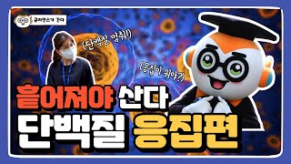 [큐리언스가 간다] 제2화 큐알코드: 흩어져야 산다, 단백질 응집편
