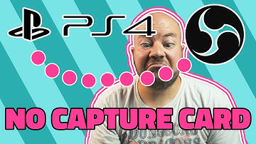 How to Stream/Record PS4 With OBS! NO CAPTURE CARD! (Overlays, webcam and more)
