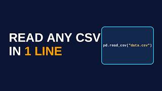 Read Any CSV File with Python & Pandas (Beginner Project)
