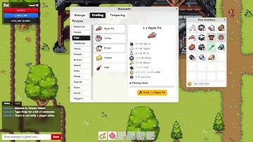 Recipe Categories: MMORPG Devlog