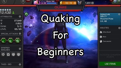 How To Quake For Beginners In Marvel Contest Of Champions