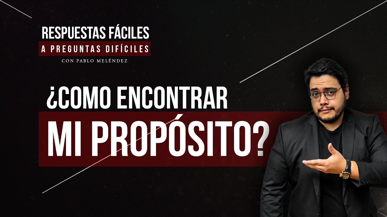 ¿Cómo Encontrar Mi Propósito? En 3 simples pasos - YouTube