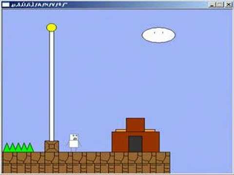 Cat Mario Walkthrough Level #3 