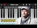 Ramadan Maher Zain Piano Mobile Tutorial 