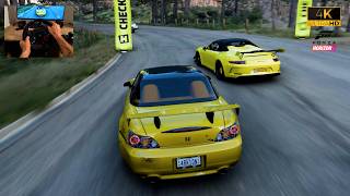 HONDA S2000 driving and supercars | Forza Horizon 5 With Logitech G29 | GAMEPLAY | EYGAME | screenshot 4