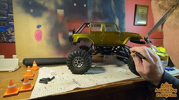 Axial Racing Ax10.  Conversion .. Upgrade .. Build update  #2 Finally!!