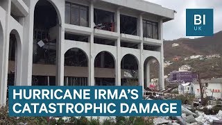 Watch as Hurricane Irma rips through a house on the British Virgin Islands