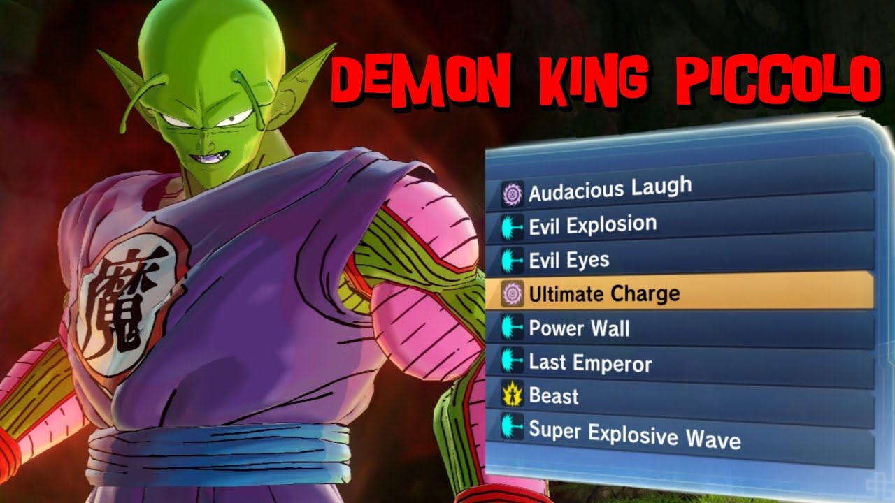 Creating Demon King Piccolo Requested by Ip_coyr - YouTube