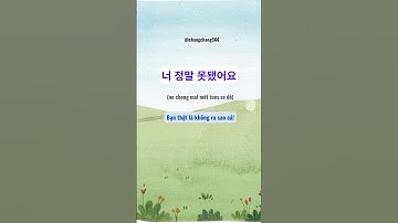 Luyện nghe mỗi ngày để GIỎI tiếng Hàn 113-24 | Học Tiếng Hàn