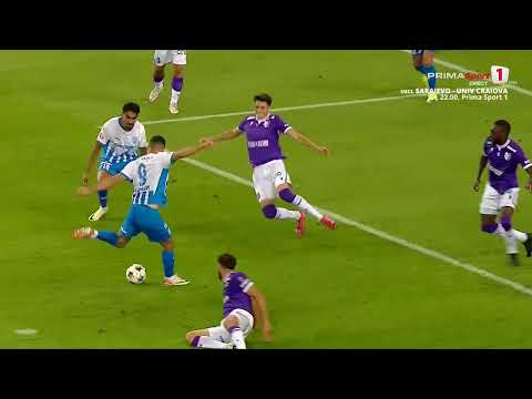 GOOOL! Univ. Craiova - FC Argeș 2-1. Faza și golul în Bănie! Mihnea Rădulescu, primul gol ”acasă”