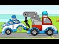 Lego Duplo Playground Tow Trucks | Police Car, Constructions Games