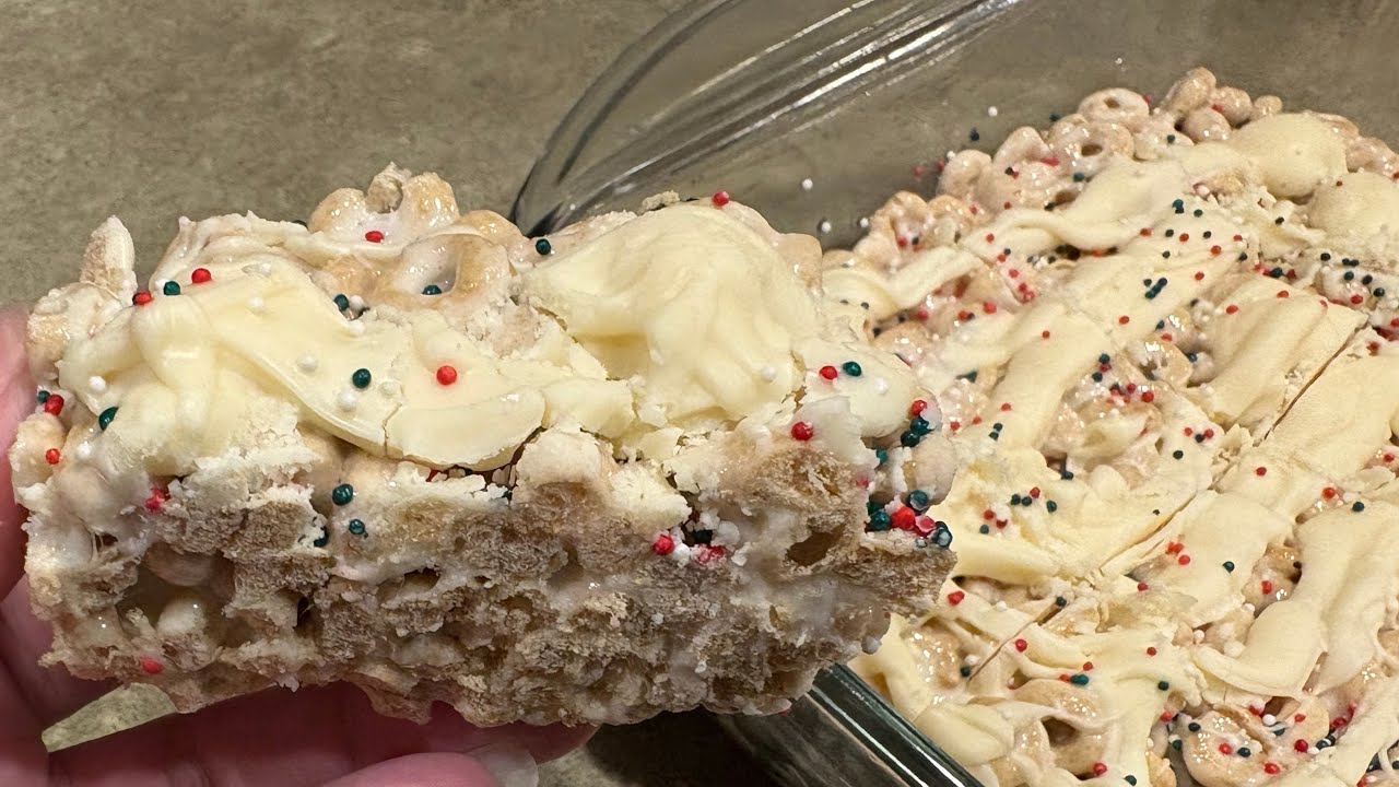 No Baked Cheerio Cereal Bars| Easy Gluten Free Snack