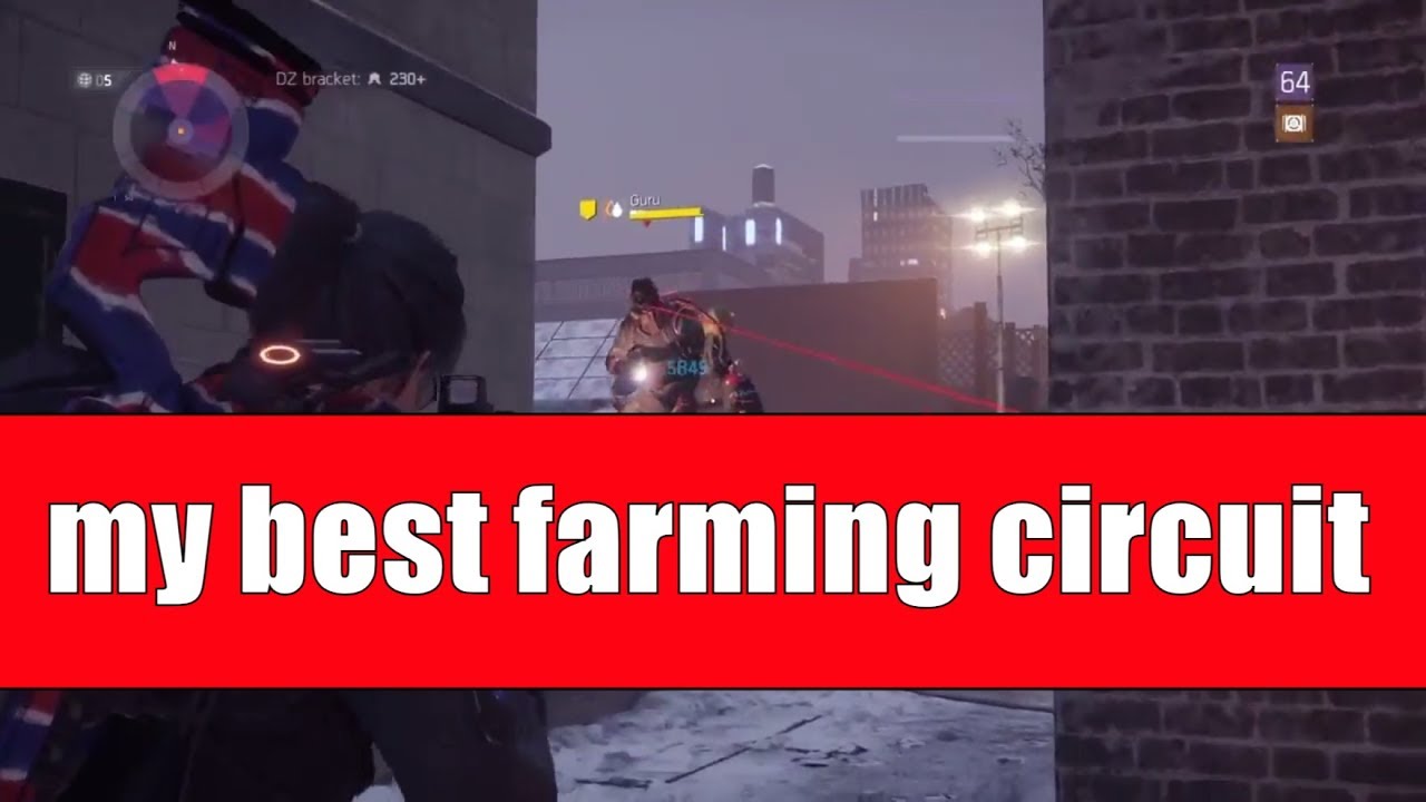 My Best SOLO Dark Zone Farming Route | Circuit | The Division 1.7 Tactician Build