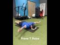 Prone T Raise - Neck/Shoulder/Upper back pain relief