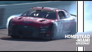 Chase Briscoe makes heavy contact with the wall at Homestead-Miami Speedway