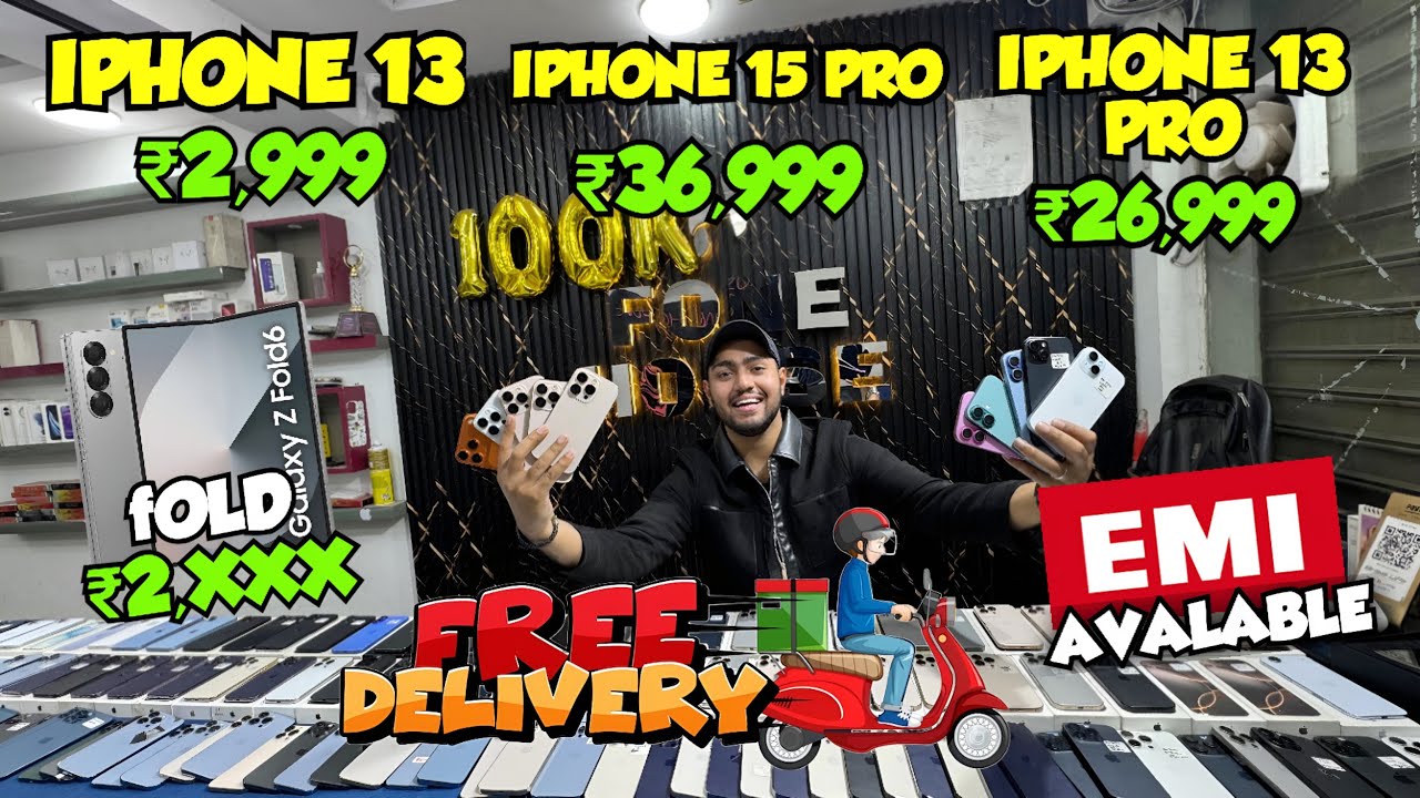Iphone 13 2999/-, Iphone 15 pro 36999/- Biggest Iphone Sale Ever|Cheapest Second Hand Iphone Market|