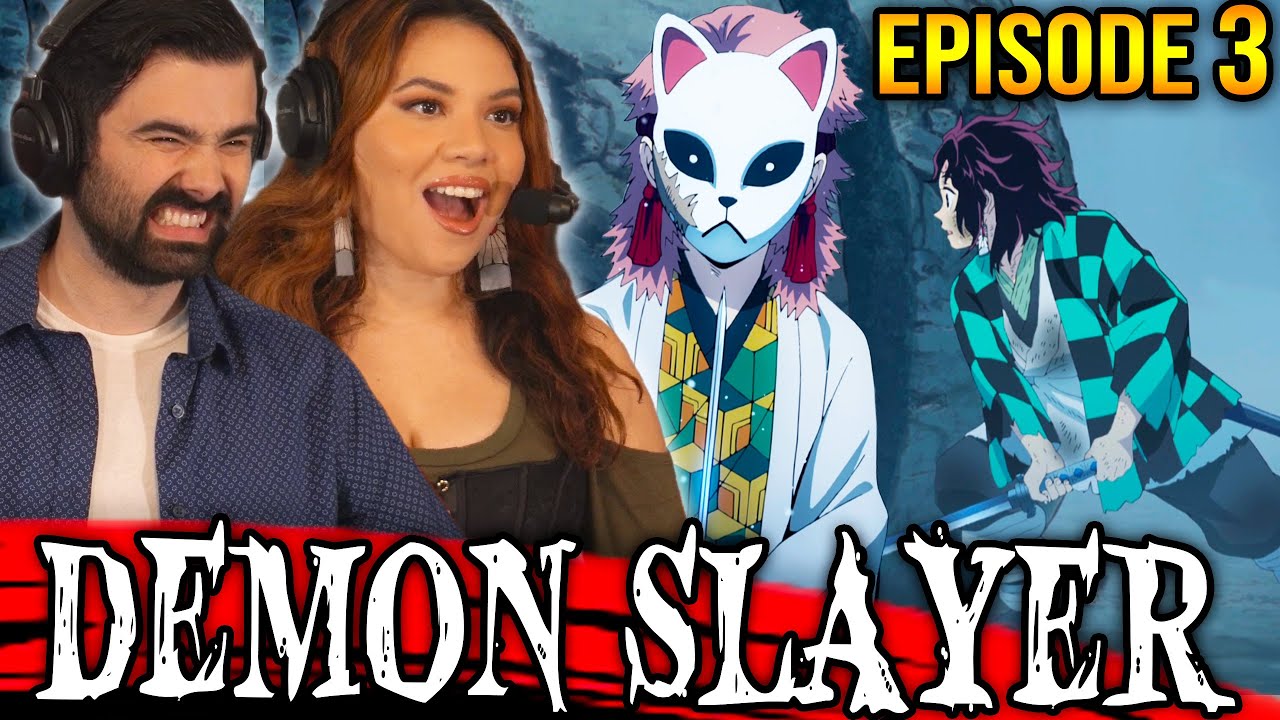 DEMON SLAYER EPISODE 3 REACTION! Sabito and Makomo 1x3 REACTION