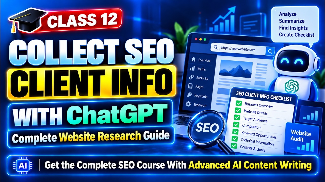 ⁣How to Collect SEO Client Information with ChatGPT | Complete Website Research Guide