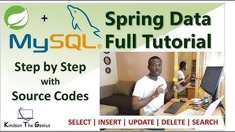 Spring Data, MVC With MySQL Database Full Course 2019