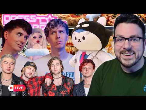 Reacting to Dan and Phil (Pizza Mukbang, Dress to Impress), GMMTV Mascots, General H., & 5SOS edits!