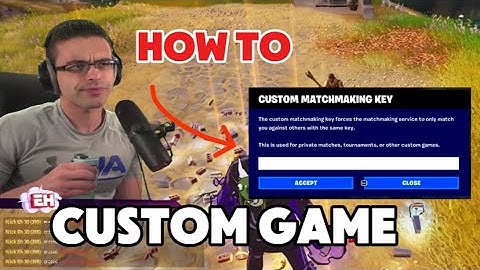 How To Join a Custom Fortnite Match!