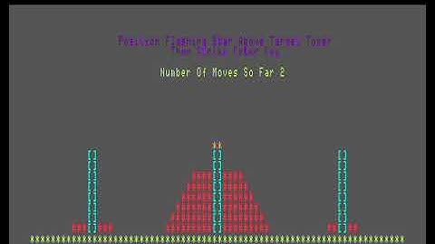 Towers of Hanoi for Color Computer OS9