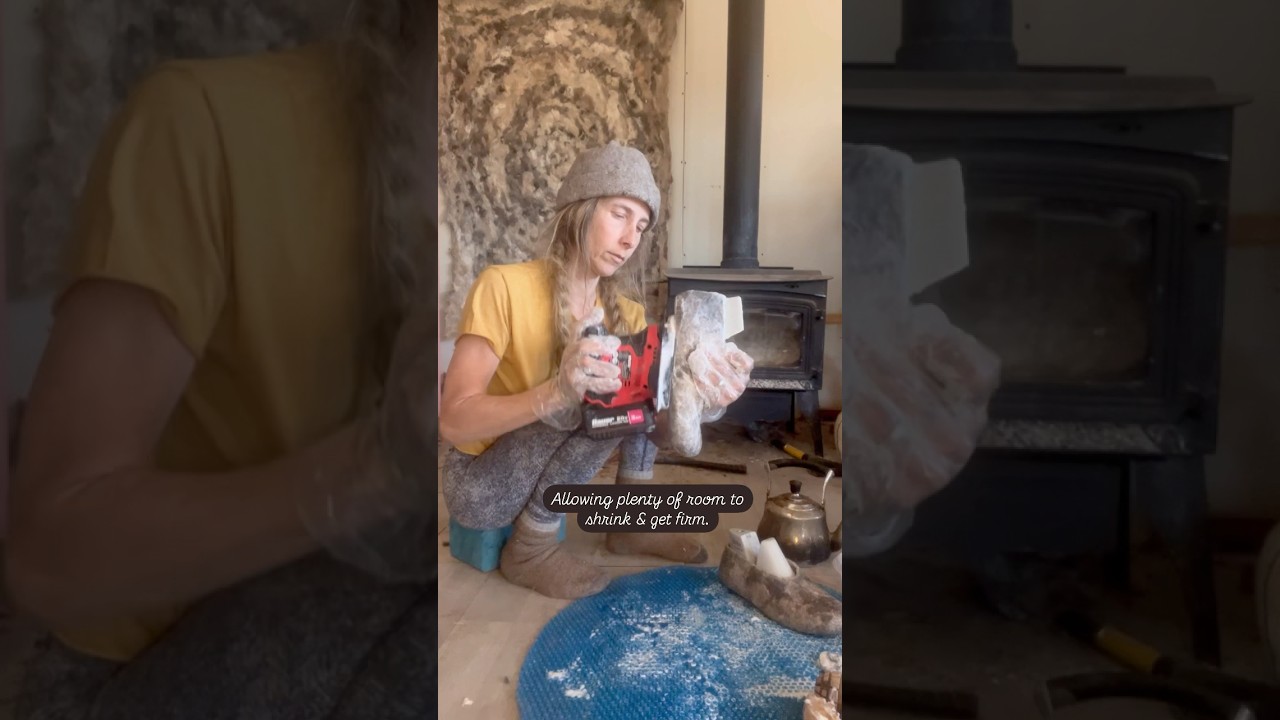 Wet Felt Alpaca Slippers!🦙🧜‍♀️🦙