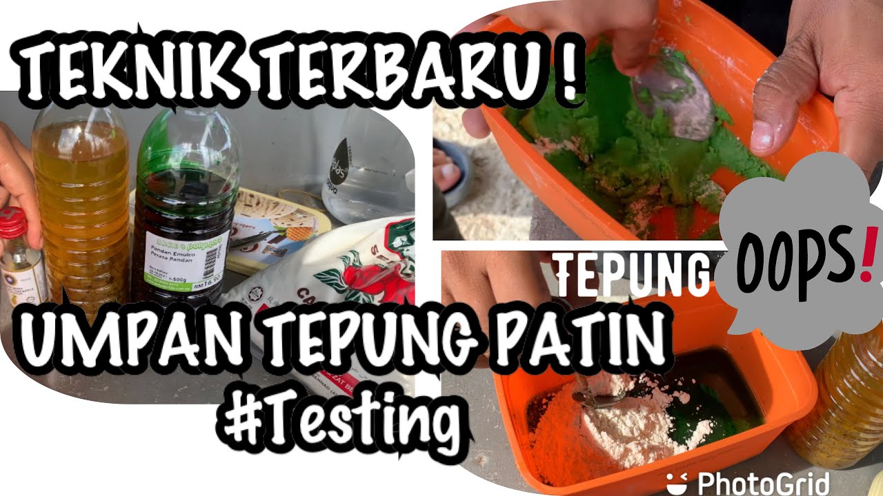 UMPAN TEPUNG PATIN KOLAM #testing #caraterbaru