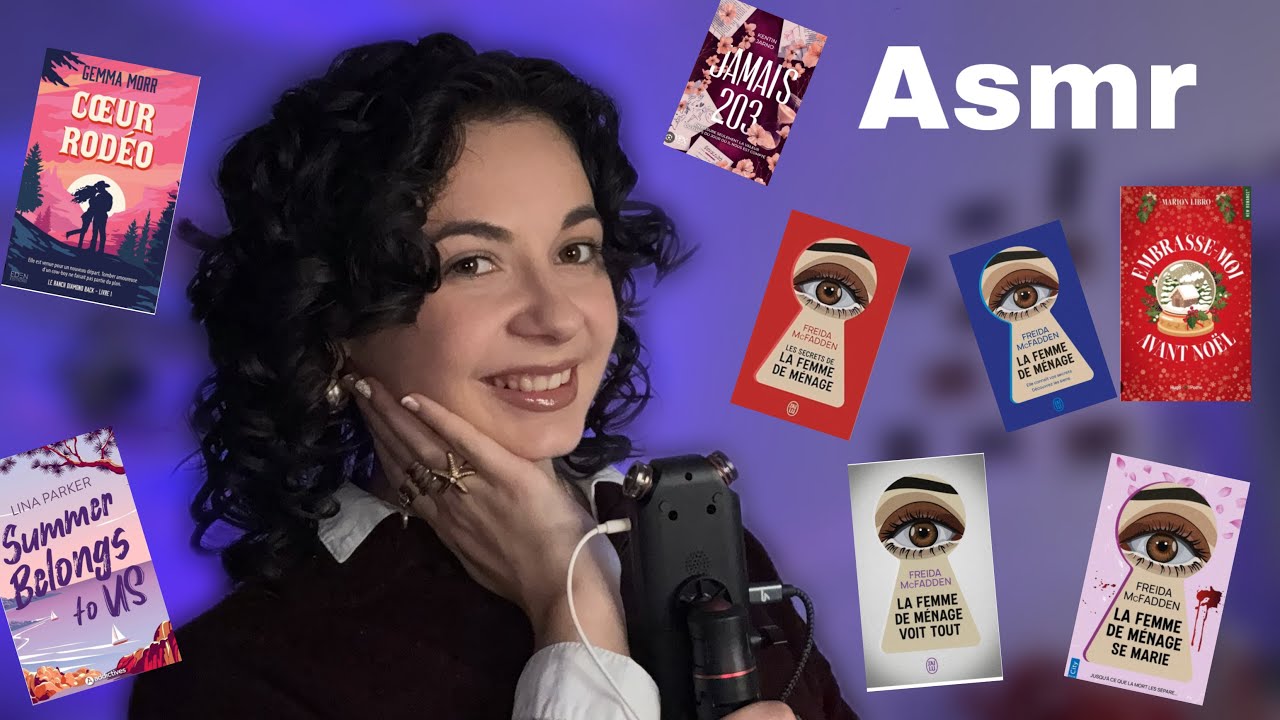   • ASMR FR • RECAP LECTURE Janvier & Février • (la femme de ménage, thriller, romance…) 💜📚