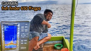 TES FISH FINDER 650 FF+GPS!!IKAN BESAR BERTURUT TURUT NYAMBAR DI KARANG BARU