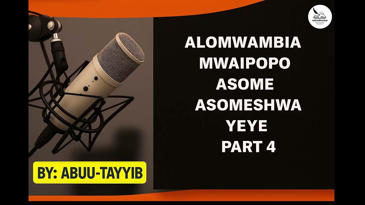 PART 4 ALOMWAMBIA MAIPOPO ASOME ASOMESHWA YEYE 4