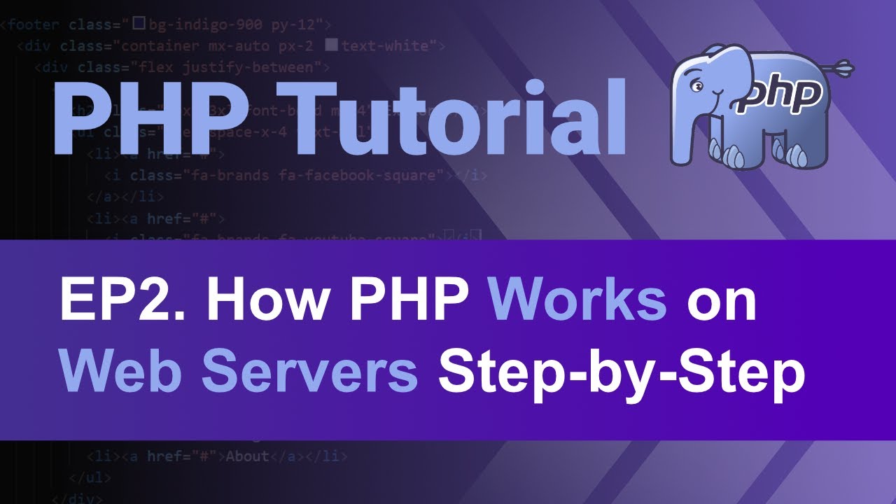 PHP Tutorial - 2 - How PHP and Web Servers Work Together - YouTube