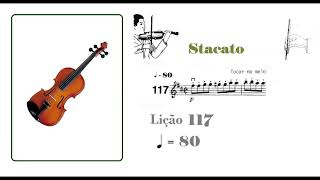 Lição 117 pag 50 Método para violino Schmoll CCB