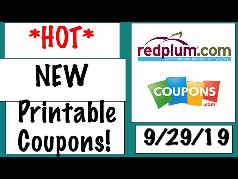 *HOT* New Printable Coupons!–9/29/19